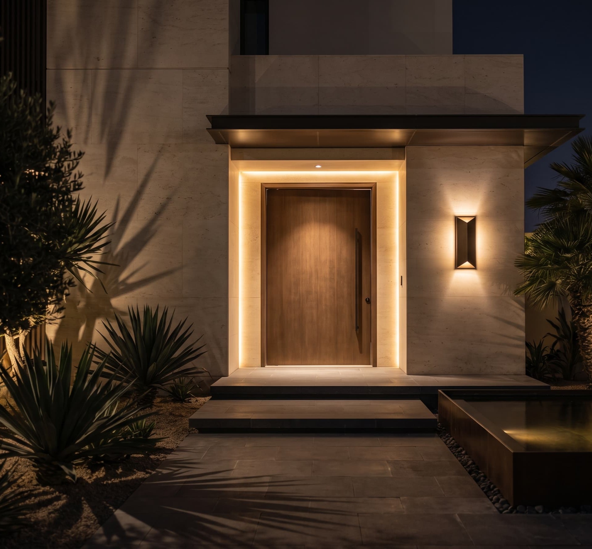 Villa entrance · Emirates Hills